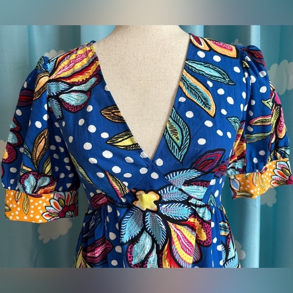 Tabitha Brown for Target floral maxi African inspired dress. - Picture 2 of 7